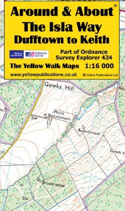 A&A Map Isla Way Dufftown to Keith