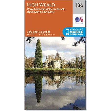 Explorer 136 High Weald, Royal Tunbridge Wells