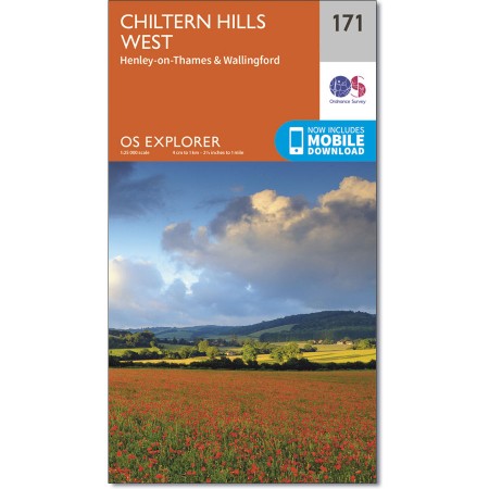 Explorer 171 Chiltern Hills West, Henley-on-Thames