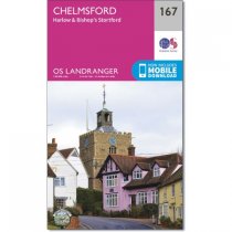 Landranger 167 Chelmsford, Harlow & Bishops Stortford