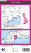 Landranger 192 Exeter & Sidmouth, Exmouth & Teignmouth