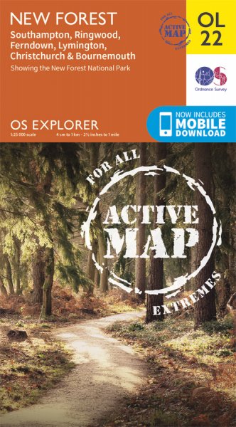 Explorer Active OL 22 New Forest, Southampton, Ringwood