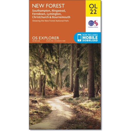 Explorer OL 22 New Forest, Southampton, Ringwood