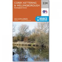 Explorer 224 Corby, Kettering & Wellingborough