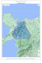 British Mountains Map Snowdonia North