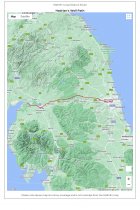 XT40 National Trail Map Hadrians Wall Path