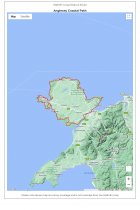 National Trail Map Anglesey Coastal Path