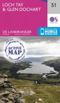 Landranger Active 51 Loch Tay