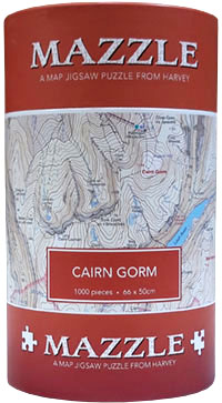 Mazzle Map Jigsaw Cairn Gorm (Harvey)