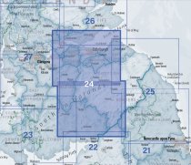 Edinburgh & Central Southern Scotland Cycle Map 24 (Aug)