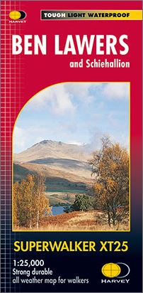 XT25 Superwalker Map Ben Lawers & Schiehallion