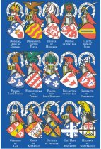 Clans & Tartans Map of Scotland