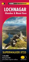 XT25 Superwalker Map Lochnagar, Glenshee, Mount Keen