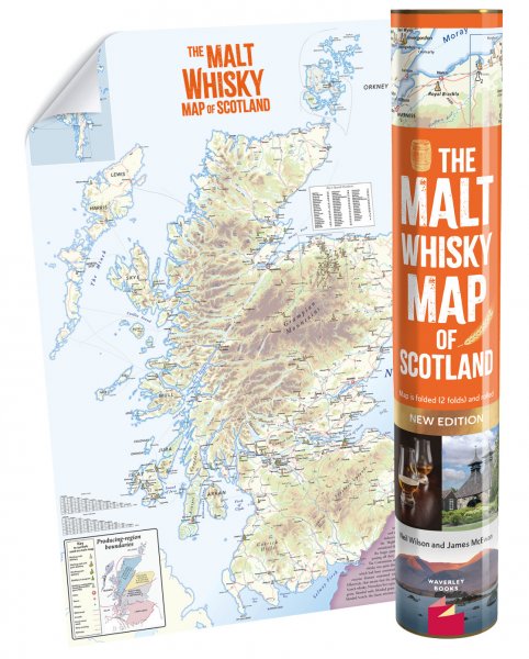 Malt Whisky Map of Scotland - Tube