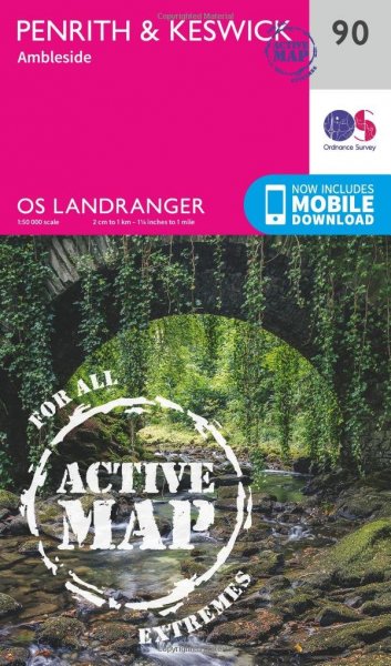 Landranger Active 90 Penrith & Keswick
