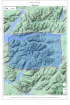 XT40 Ultra Map Glen Coe, Glen Etive, Black Mount
