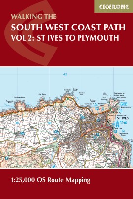 Walking the South West Coast Path Vol 2 Map Booklet: St Ives to Plymouth