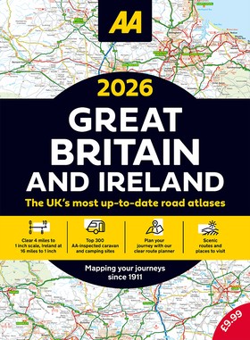 Great Britain & Ireland Road Atlas A3 Value 2026
