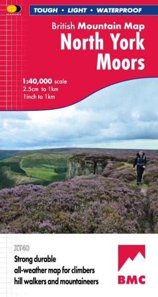 British Mountains Map North York Moors