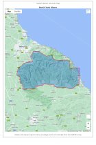 British Mountains Map North York Moors