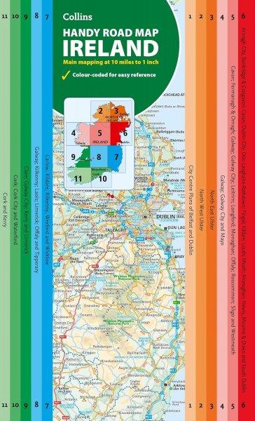 Ireland Handy Road Map