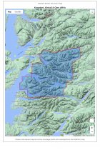 British Mountains Map Knoydart & Kintail