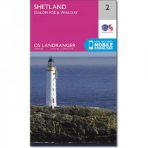 Landranger 002 Shetland: Sullom Voe & Whalsay